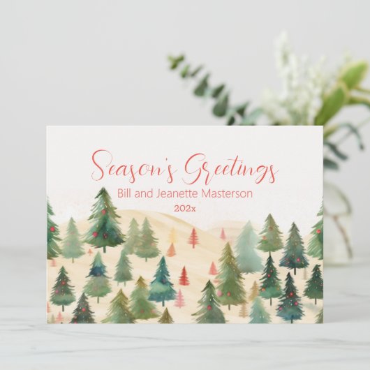 松の木クリスマスウッドランズ シーズンカード (スタンド正面)