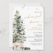 松の木クリスマスリハーサルディナー 招待状 (正面)