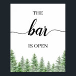 松の木バーはオープンウェディングバーメニュー看板 ポスター<br><div class="desc">松の木バーはオープンウェディングバーメニュー看板</div>