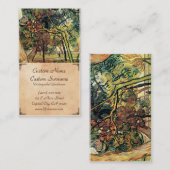 松の木フィンセント・ファン・ゴッホの勉強 名刺 (正面/裏面)