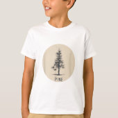 松の木一本の服装 Tシャツ (正面)