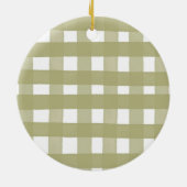 松の木婚約した飾りギフト セラミックオーナメント (裏面)