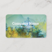 松の木山水彩自然 名刺 (正面)