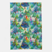 松の木模様 キッチンタオル (縦)