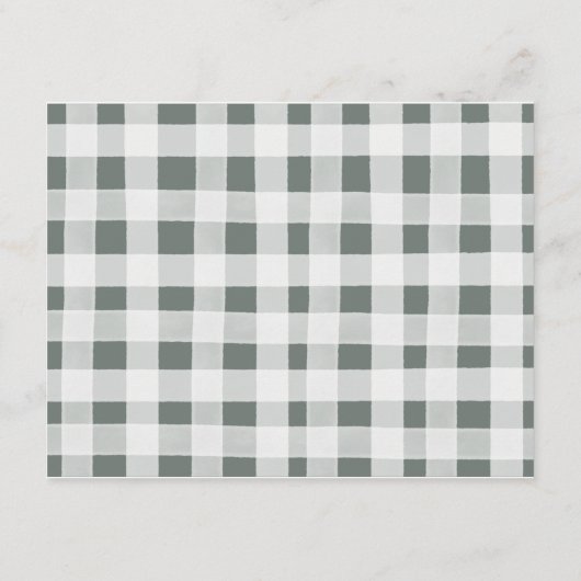 松の木素朴冒険ベビーシャワーアドバイスカード エンクロージャーカード (裏面)