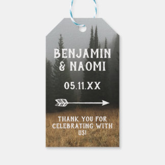松の木結婚の感謝のギフトラベル ギフトタグ