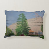 松の木通りアクセント枕16" x 12" アクセントクッション (裏面)