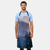 松の木 エプロン (着用した状態)