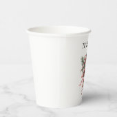 松の木 キャンディケーン 赤い クリスマス 紙コップ (右)