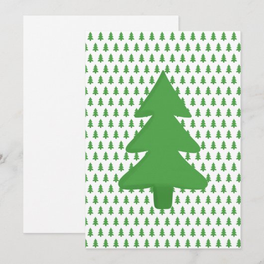 松の木 サンキューカード (正面/裏面)