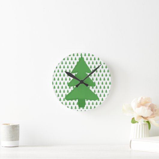 松の木 ラウンド壁時計 (ホーム)