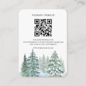 松の木 ランタン ボタニカル ウェブサイト カード (正面)