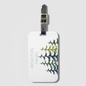 松の木|冒険が待ち構えている     ラゲッジタグ (正面縦)