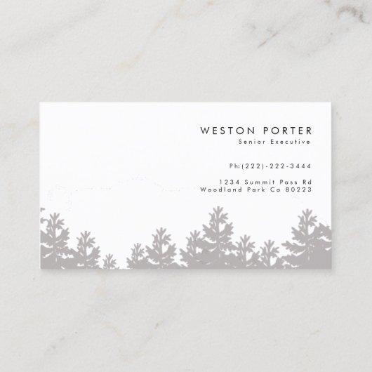 松の木 名刺 (裏面)