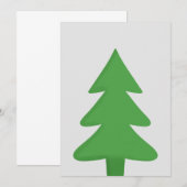 松の木 招待状 (正面/裏面)