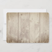 松の木、木の質感クリスマスコーポレート 招待状 (裏面)