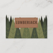 松の木 - 林業 名刺 (正面)