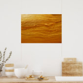 松の木I木フェイクの質感 ポスター (キッチン)