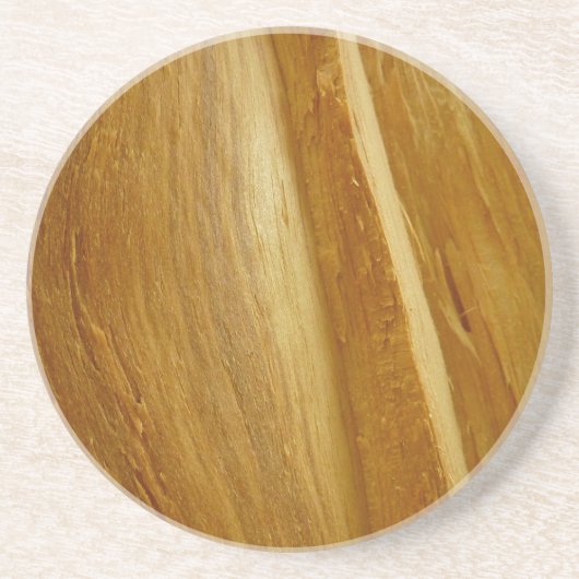 松の木II木フェイクのテクスチャ コースター (正面)