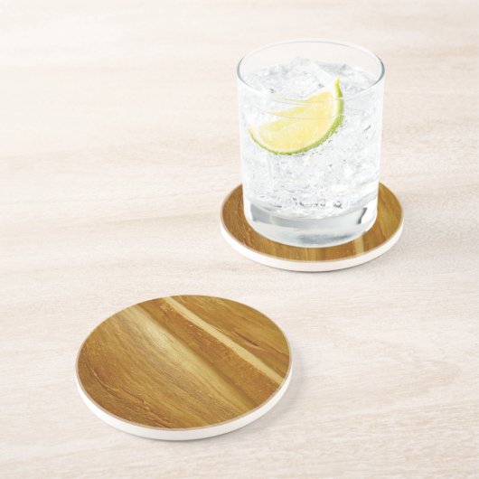 松の木II木フェイクのテクスチャ コースター (側面)