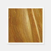 松の木II木フェイクのテクスチャ スタンダードカクテルナプキン (正面)