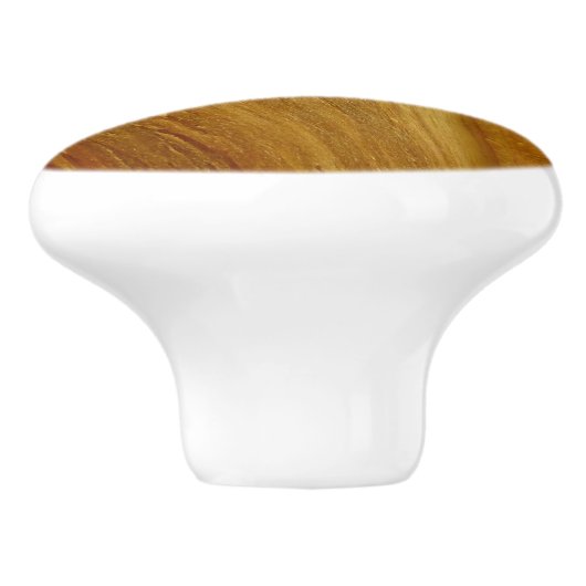 松の木II木フェイクのテクスチャ セラミックノブ (側面)