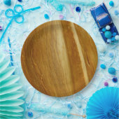 松の木II木フェイクのテクスチャ ペーパープレート (パーティー)