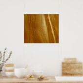 松の木II木フェイクのテクスチャ ポスター (キッチン)