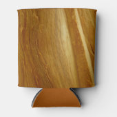 松の木II木フェイクのテクスチャ 缶クーラー (正面)