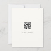 松の木QRビジネスクリスマスパーティの招待状 (裏面)