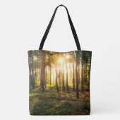 松の林に日が照る トートバッグ (裏面)