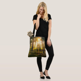 松の林に日が照る トートバッグ