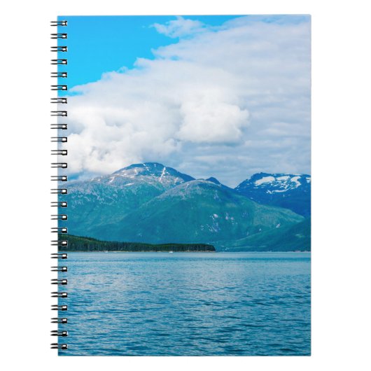 松の林に覆われた土地の半島 ノートブック (正面)