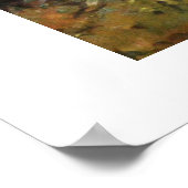 松の林の中の朝 ポスター (角)