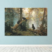 松の林の朝 キャンバスプリント (インサイチュ (ウッドフロア))