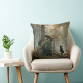 松の林の朝 クッション (椅子)