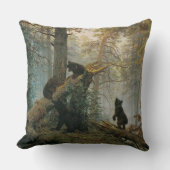 松の林の朝 クッション (正面)