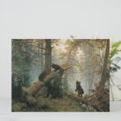 松の林の朝（森の熊） カード (スタンド正面)