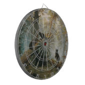 松の林の朝（森の熊） ダーツボード (正面左)