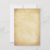 松の枝のホリデー・ウィンター・ウェディング　出欠確認カード 出欠カード (裏面)