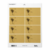 松の枝ギフトラベル ラベル (フルシート)