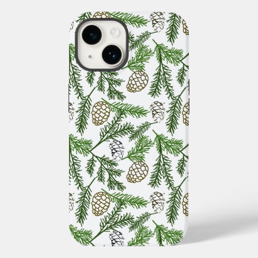 松の枝ケースメイトiPhoneケース Case-Mate iPhoneケース (裏面)