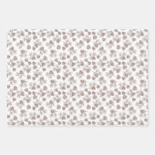 松の枝パインコーン素朴 ラッピングペーパーシート (正面)