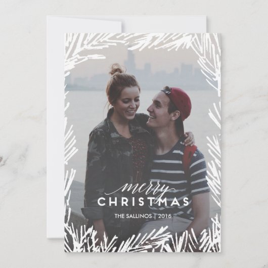 松の枝フレーム シーズンカード (正面)