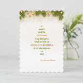 松の枝　ホリデー　グリーティングカード シーズンカード (スタンド正面)