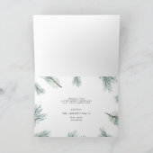 松の枝 | 休日の写真(折り畳み) シーズンカード (内部)