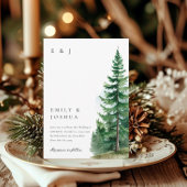 松の森のウェディング 招待状