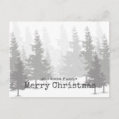 松の森のクリスマス シーズンポストカード (正面)