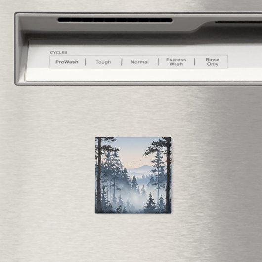 松の森の水色 マグネット (インサイチュ (食洗機))