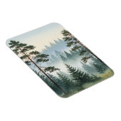 松の森の水色 マグネット (右側)